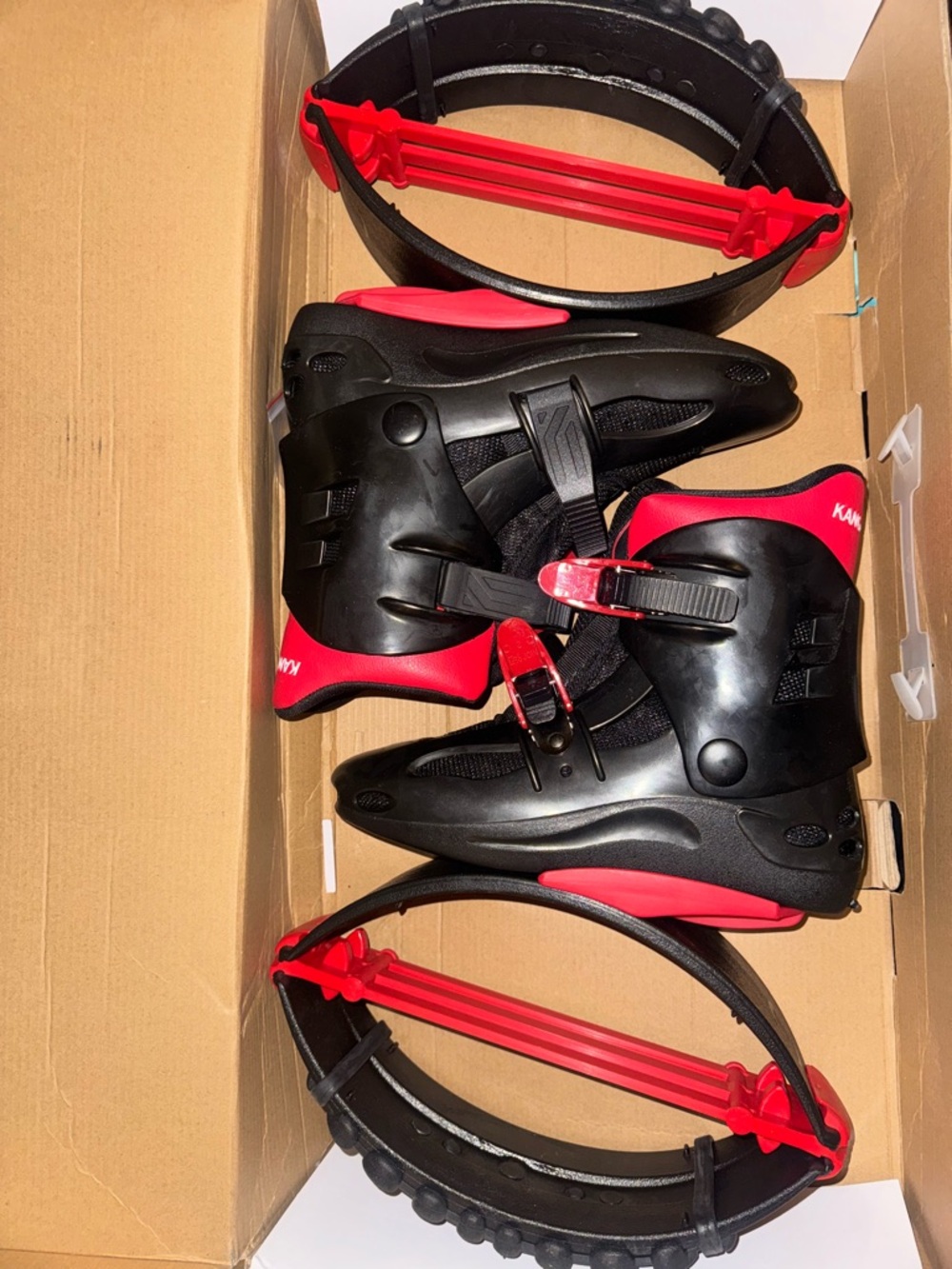 Kangoo Jumps Rebound Fitness Boots in Black & Red